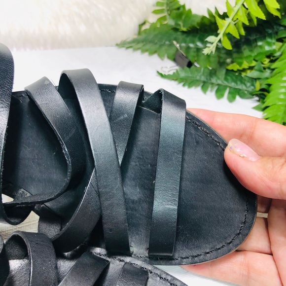 Madewell boardwalk black strap sandals size 8 - Picture 5 of 8